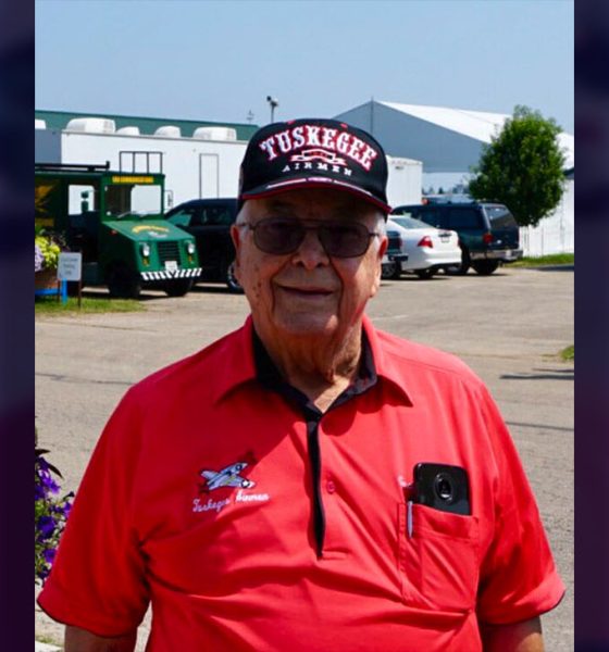 Lieutenant Colonel George Hardy Tuskegee Airman. Photo taken at the EAA AirVenture in Oshkosh Wisconsin July 24, 2019  (Wikimedia Commons)