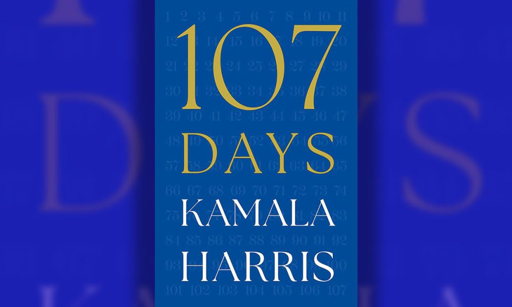 107 Days by Kamala Harris cover (Photo by Simon & Shuster)