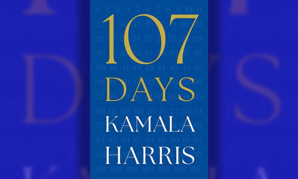 107 Days by Kamala Harris cover (Photo by Simon & Shuster)
