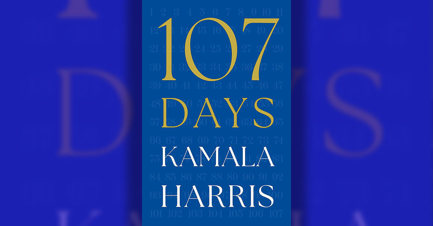 107 Days by Kamala Harris cover (Photo by Simon & Shuster)