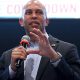 House Minority Leader Hakeem Jeffries speaking with supporters at a vice presidential debate watch party at Yumbar in Phoenix, Arizona. (Wikimedia Commons / photo by Gage Skidmore)