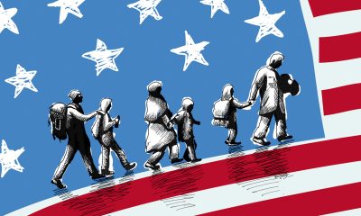 Concept of difficulties that immigrants suffer trying to enter in Usa. (Photo by Marcos Silva)