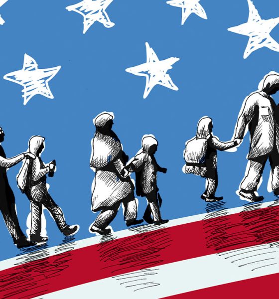 Concept of difficulties that immigrants suffer trying to enter in Usa. (Photo by Marcos Silva)
