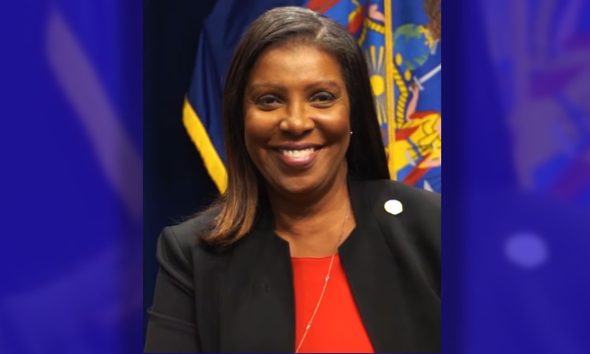 New York Attorney General Letitia James during an interview in February 2020. (Wikimedia Commons /Photo by WBLS)