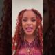 Leela James performing live, soulful R&B singer.