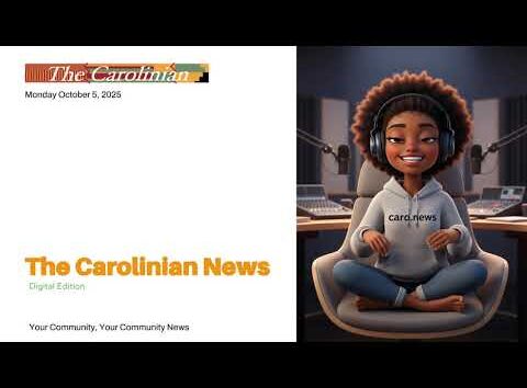 Monday October 6 2025 Carolinian Digital video thumbnail