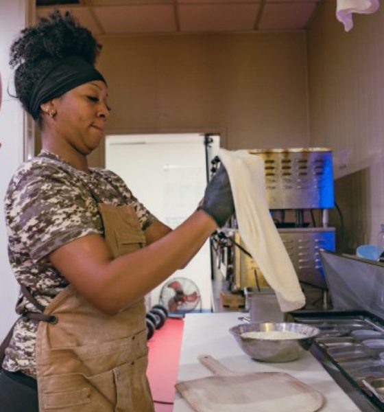 Dolo’s Pizza owners Yusef Walker and Alyson Williams (above) are reimagining NYC-style pizza in Atlanta. Photo by Tabius McCoy/The Atlanta Voice