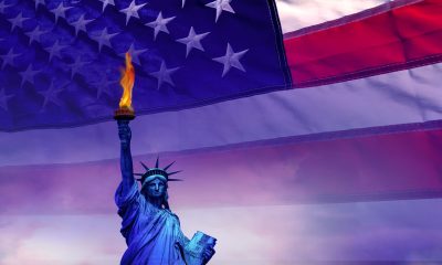 Conceptual Statue of Liberty in New York