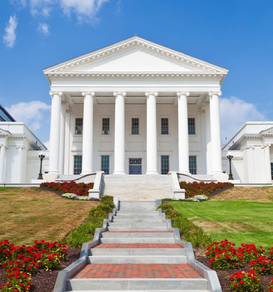 State Capitol Richmond Virginia On A Summer Day