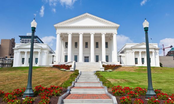 State Capitol Richmond Virginia On A Summer Day