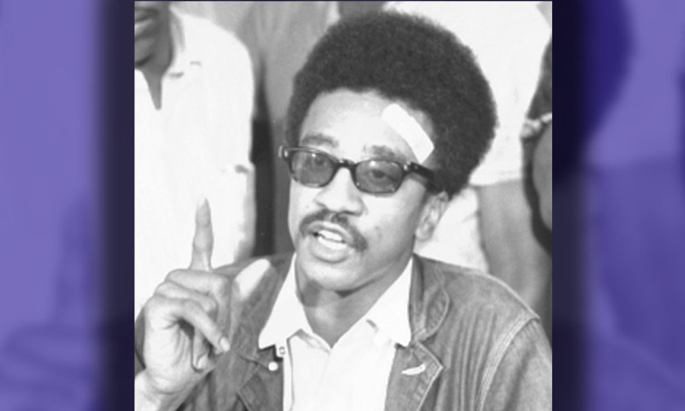 Library of Congress description: "H. Rap Brown, SNCC [i.e., Student Nonviolent Coordinating Committee], news conference]" (Wikimedia Commons / Photo by Marion S. Trikosko)