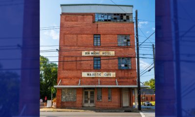 The four-story Ben Moore Hotel offered food & lodging, a safe place for meetings, and a vibrant social life free from the bigotry and hostilities of the racism of the 1940s, ‘50s and ’60s. Photo courtesy The Conservation Fund.
