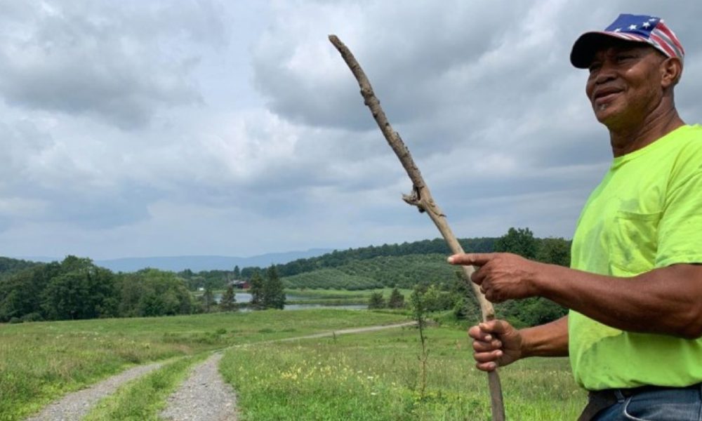 New York farmer David Haughton is seeking donations after a fire destroyed his home in August 2025. The disaster came on the heels of federal funding cuts that eliminated many of Haughton’s customers and threatened his farm’s survival. (Photo courtesy of David Haughton).