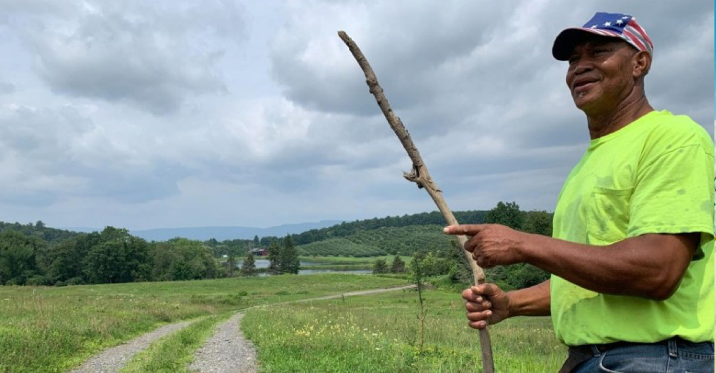 New York farmer David Haughton is seeking donations after a fire destroyed his home in August 2025. The disaster came on the heels of federal funding cuts that eliminated many of Haughton’s customers and threatened his farm’s survival. (Photo courtesy of David Haughton).