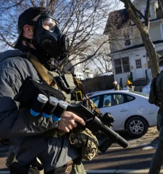 As ICE agents stalk the streets, residents hide in their dwellings. Credit: Ben Hovland/MPR News