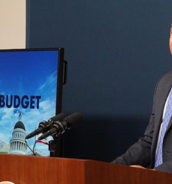 California’s Director of Finance, Joe Stephenshaw, presented the $348.9 billion proposed budget on Jan. 9, 2026, on behalf of Gov. Gavin Newsom. It was the second consecutive year Newsom did not personally deliver the budget. In January 2025, he was responding to emergency wildfires in Los Angeles, which prevented him from presenting the state’s fiscal forecast. Credit: CBM photo by Antonio Ray Harvey.