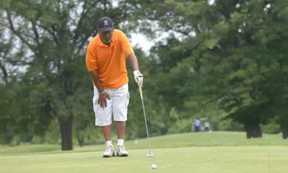 Ron McPherson enjoys a round of golf at Langston Golf Course in Northeast. National Links Trust, which has operated Langston and other local golf courses, is pushing back after the Trump administration terminated the nonprofit’s 50-year lease, accusing them of defaulting on its obligations. (WI photo)