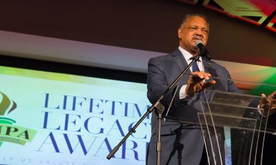 Rev. Jesse Jackson Sr. receives the National Newspaper Publishers Association Lifetime Achievement Award. Photo by Mark Mahoney / DreamInColor Photography for NNPA.