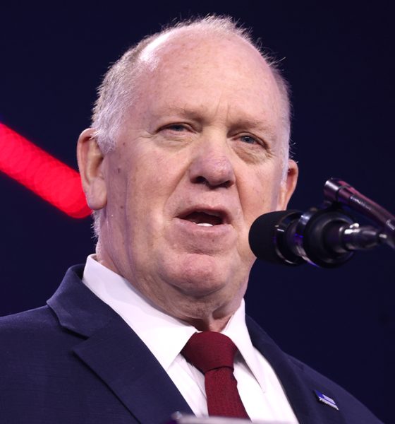 Tom Homan speaking with attendees at the 2024 AmericaFest at the Phoenix Convention Center in Phoenix, Arizona. Photo: George Skidmore / Wikimedia Commons.
