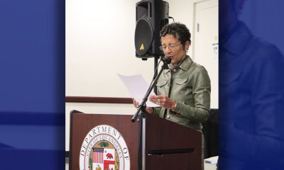 At a Black Women for Wellness Black History Month presentation Feb. 13, Alison Rose Jefferson spoke about the impact of Blacks creating spaces for leisure in the 20th century had on the surrounding community and the challenges Blacks faced by white residents and local government. Photo by Cynthia Gibson.