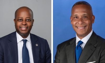 Dr. Wayne A. I. Frederick, Interim President and President Emeritus of Howard University (left) and Dr. Wayne J. Riley, President of SUNY Downstate Health Sciences University.
