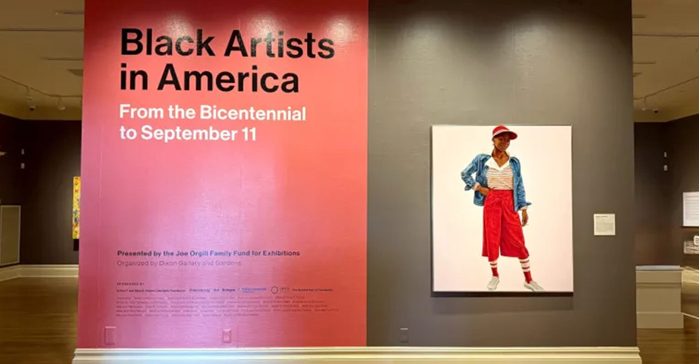 Black Artists in America, Installation Three Wraps at the Dixon Gallery and Gardens
