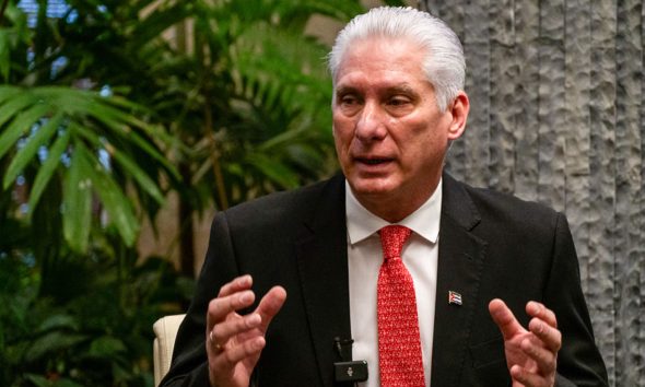 Cuban President Miguel Díaz-Canel. Photo courtesy New York Carib News.