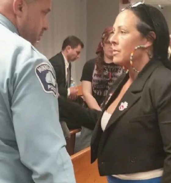 Left to Right: Minneapolis Police Chief Brian O’Hara met with Allison Lussier’s Aunt Jana Willamas after the City Auditor revealed several missteps in their investigations. Credit: Clint Combs / MSR