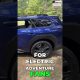 Blue SUV seen from the side with a roof rack, outdoors, overlaid by bold white and neon green text: 'FOR ELECTRIC ADVENTURE FANS'.