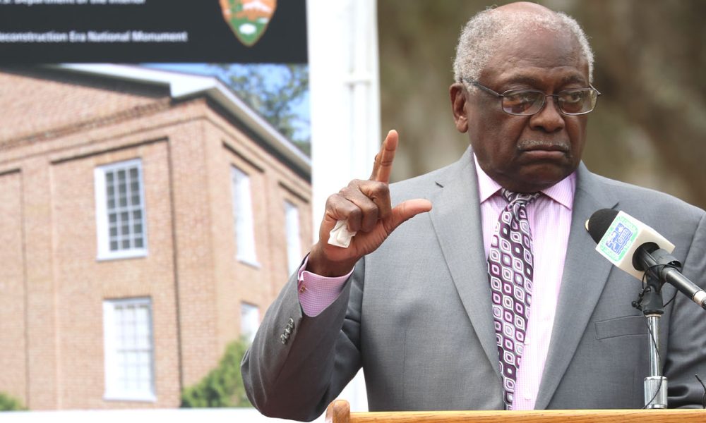 U.S. Congressman James Clyburn (SC-06) received a standing ovation for his role in establishing Reconstruction Era National Historical Park. Photo: U.S. Park Service.