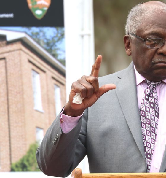 U.S. Congressman James Clyburn (SC-06) received a standing ovation for his role in establishing Reconstruction Era National Historical Park. Photo: U.S. Park Service.