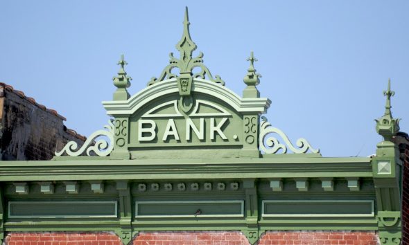 Image of Main Street bank building.