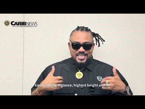 Machel Montano, the Soca King, at the "Like A Boss" premiere in NYC, hosted by New York Carib News.
