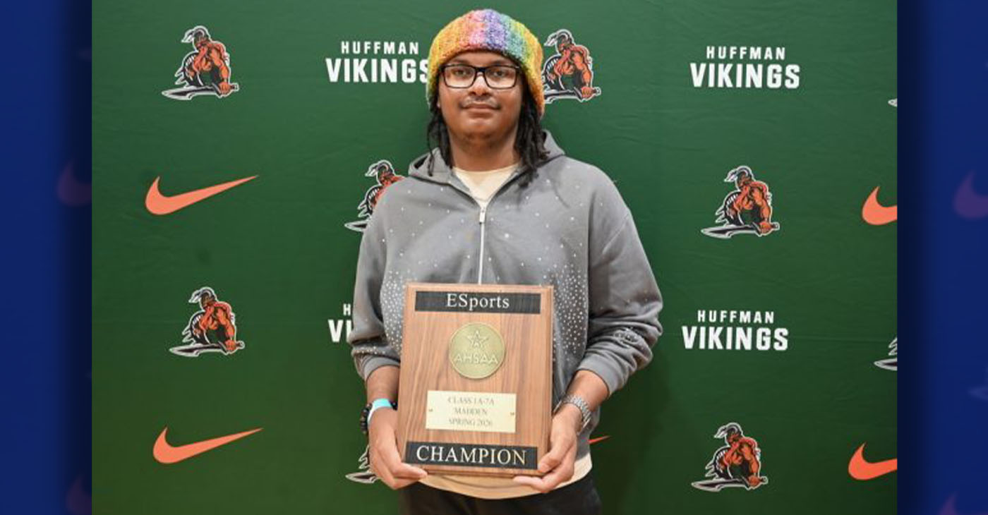 Huffman High School’s Carlos Smith Jr. Wins Esports State Championship for Madden ’26