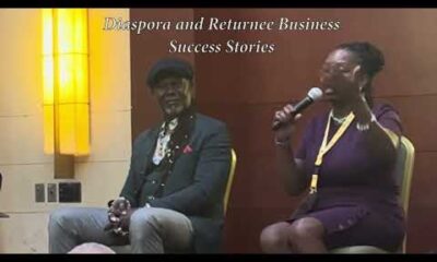 Jewel Daniels Radford speaking at the 11th Biennial Jamaica Diaspora Conference.