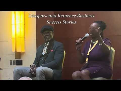 Jewel Daniels Radford speaking at the 11th Biennial Jamaica Diaspora Conference.