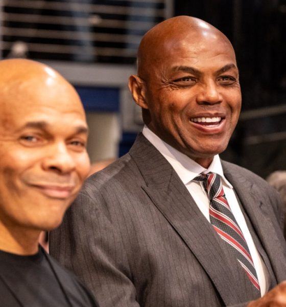Charles Barkeley (right) at the 2026 - NCAA First Four. U.S. Air Force photos by Daniel Peterson.