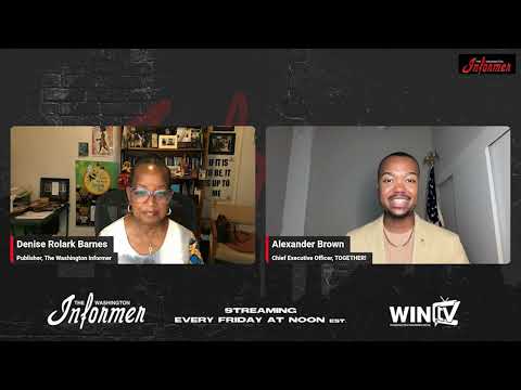 Alexander Brown discusses empowering and amplifying young voices on Washington Informer's Let's Talk.