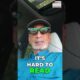 Car dashboard glare and small fonts create readability issues, a common problem for drivers.