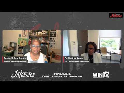 Dr. Heather Aaron discusses investing in healthier communities on Washington Informer's Let's Talk.