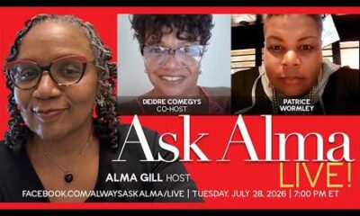 Live Ask Alma Q&A session with BlackPressUSA on Tuesday, July 28, 2026, at 7 PM EST.