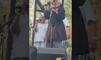 Maurette Brown Clark performs at the Juneteenth ICT Gospel Finale in Wichita, Kansas.