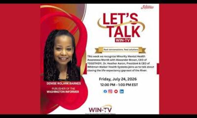 Washington Informer discusses mental health and healthcare gaps in the Black community.
