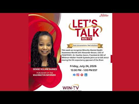 Washington Informer discusses mental health and healthcare gaps in the Black community.