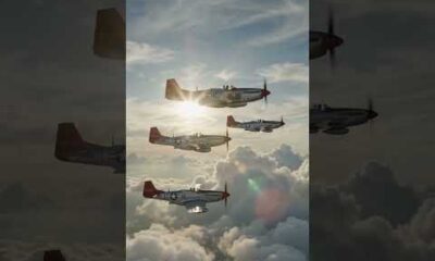 Tuskegee Airmen pilots in uniform, famous World War II Black aviators, African American history
