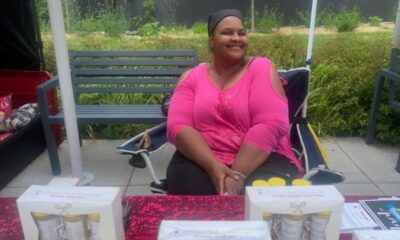 Honey Price at Black Business Week Street Mall held at the Capri Theater, July 25. Photo courtesy of Jasmine McBride/MSR