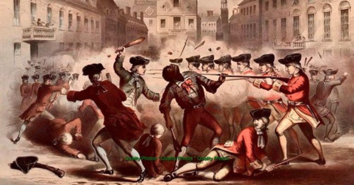 Death of Crispus Attucks, William L Champney, Boston Massacre