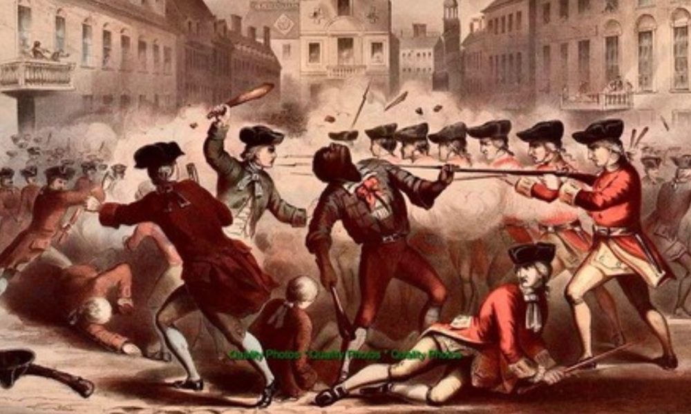 Death of Crispus Attucks, William L Champney, Boston Massacre