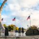 Transcending, Michigan Labor Legacy Monument at Hart Plaza in Downtown Detroit.