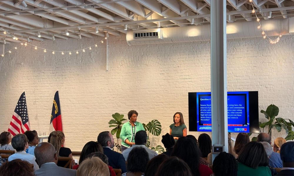 Standing Room Only in Raleigh with Leader Sydney Batch and Stacey Abrams